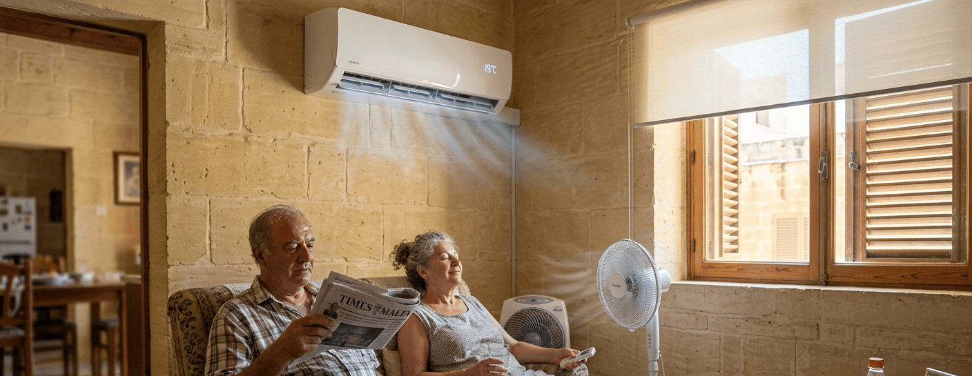Air Conditioning All Summer, Then a Shocking Bill: How to Break the Cycle in Malta